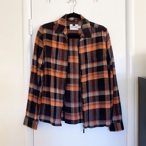 Topman Lightweight Plaid Jacket